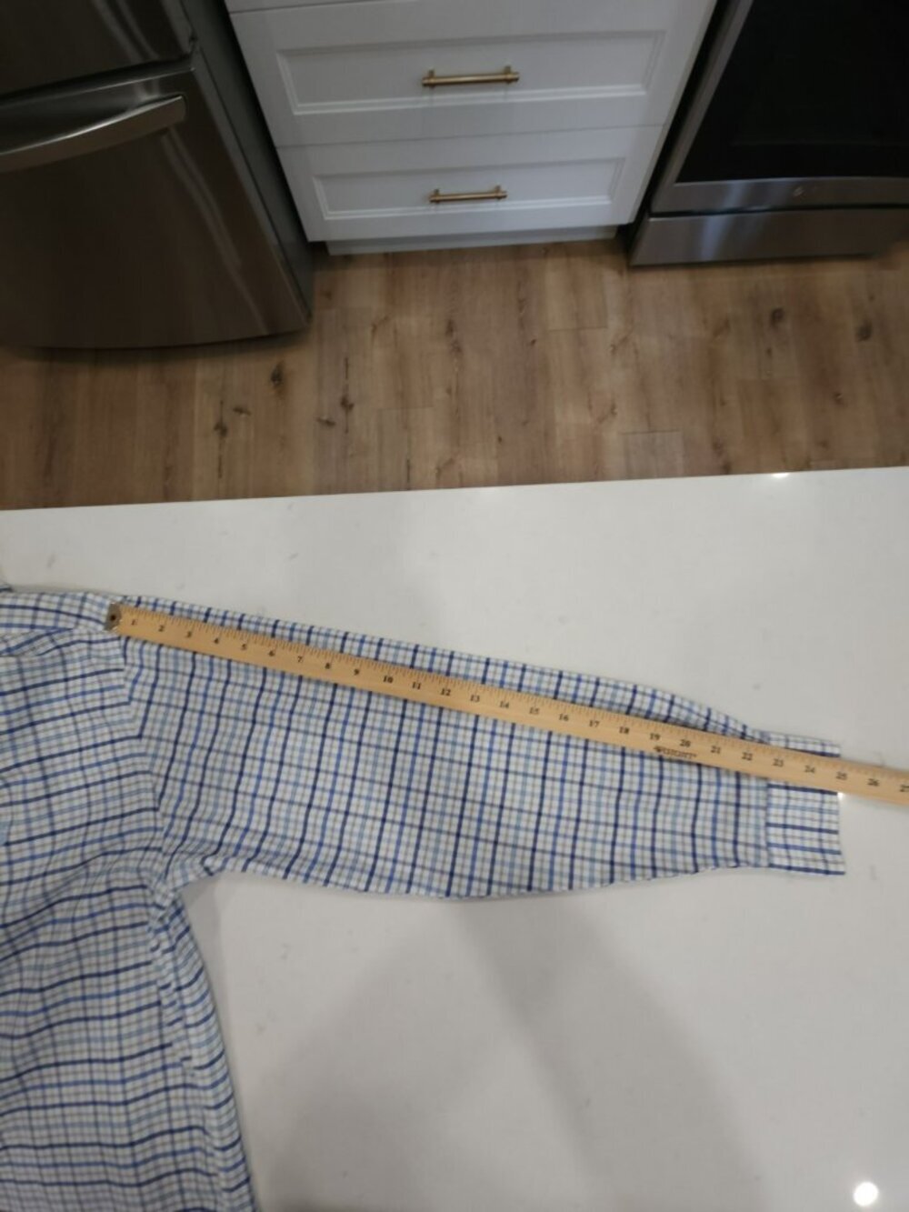 Brooks Brothers Oxford OCBD Button Down Shirt Mens M Blue Gingham Vintage - Picture 10 of 14